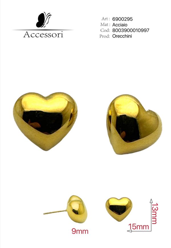 Orecchini acciaio
